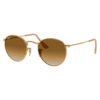 Rayban Rounded Sunglass Brown Color